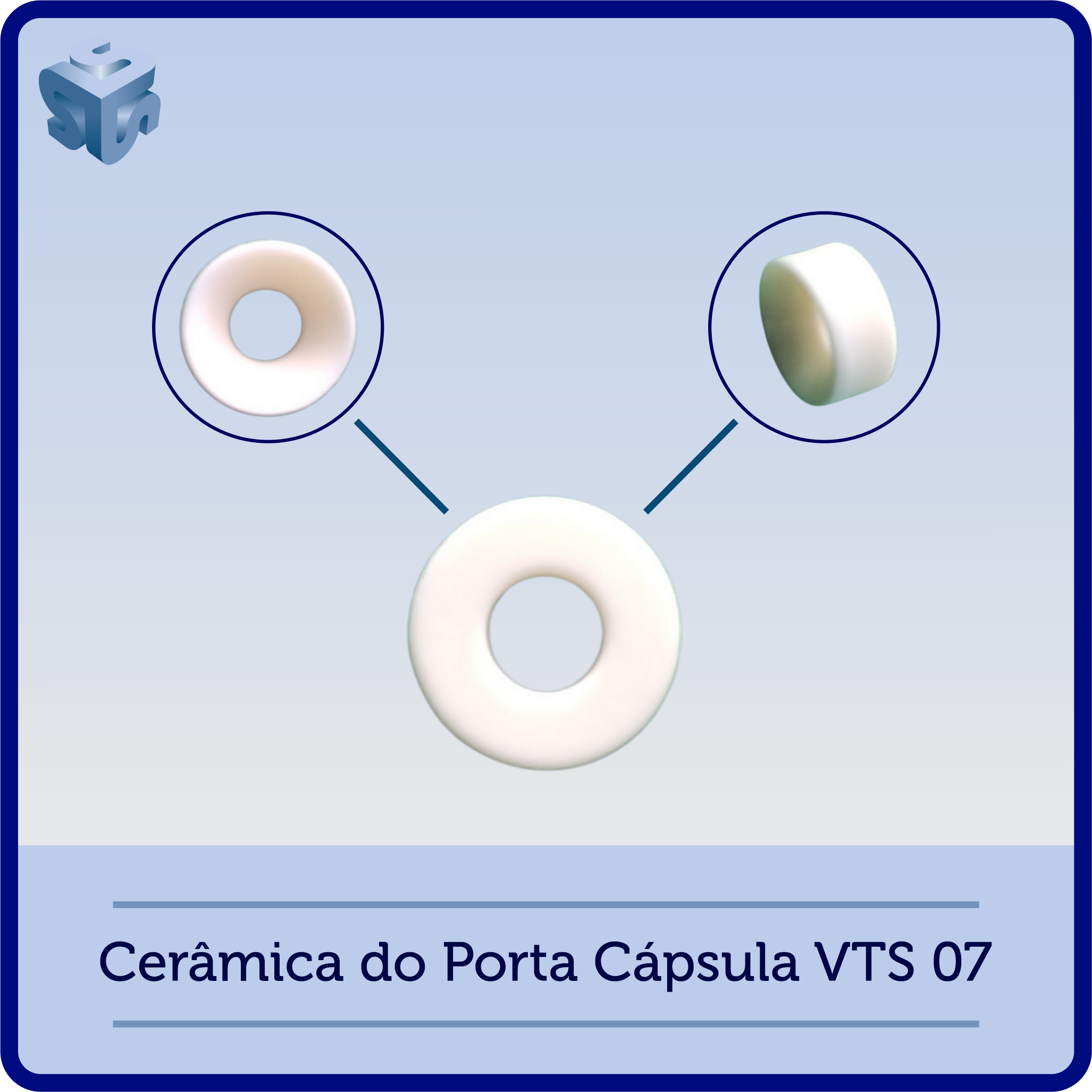 Cerâmica do Porta Cápsula VTS 07