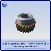 Engrenagem do Eixo - Acionamento 25 D Maçaroqueira Howa